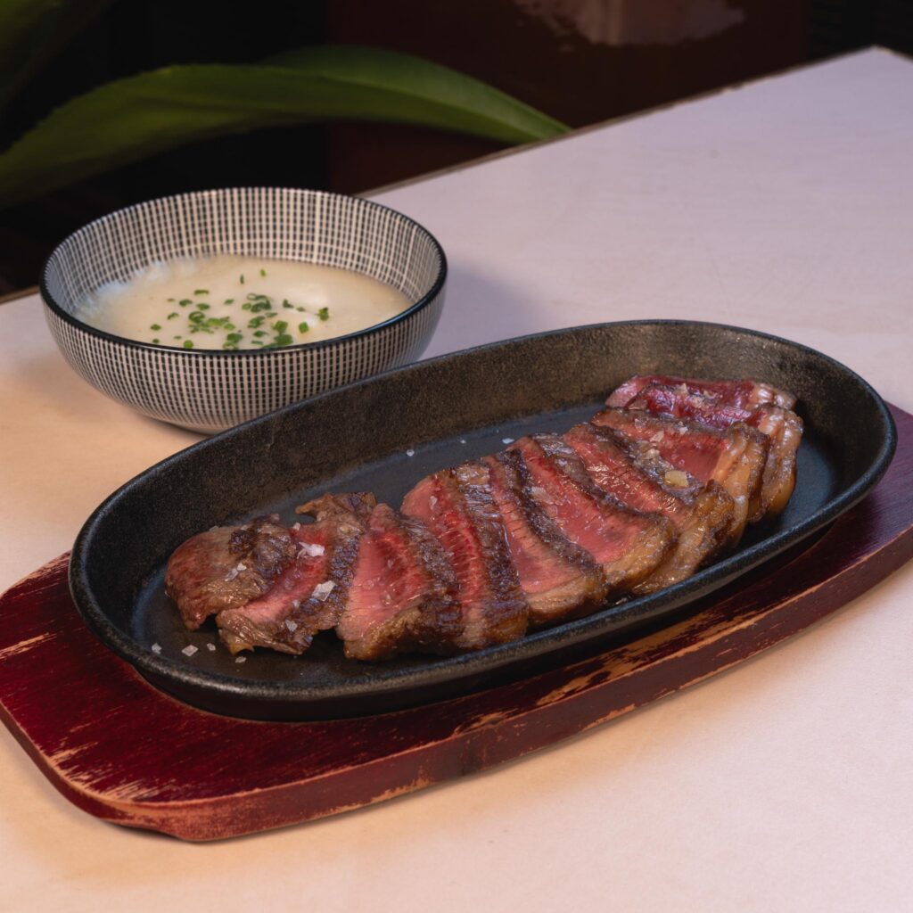 PICANHA CON PURÈ DI MANIOCA